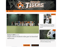 Tablet Screenshot of cowleytigers.com